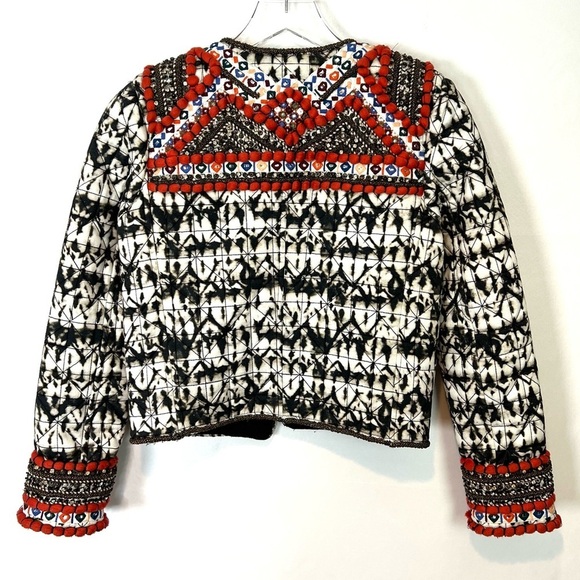 Isabel Marant x H&M embroidered beaded jacket 4 - Picture 9 of 11